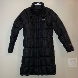 The North Face Black Long Puffer Coat